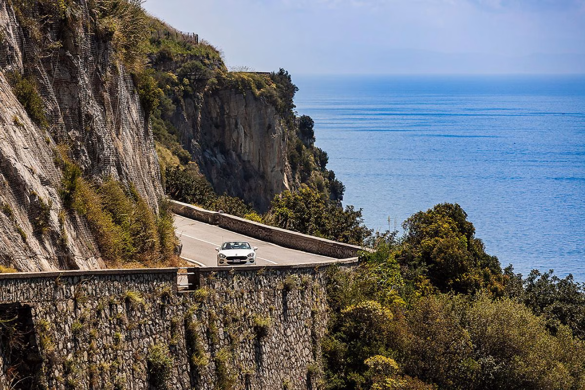 The Amalfi Coast before a quieter stay in the Cilento