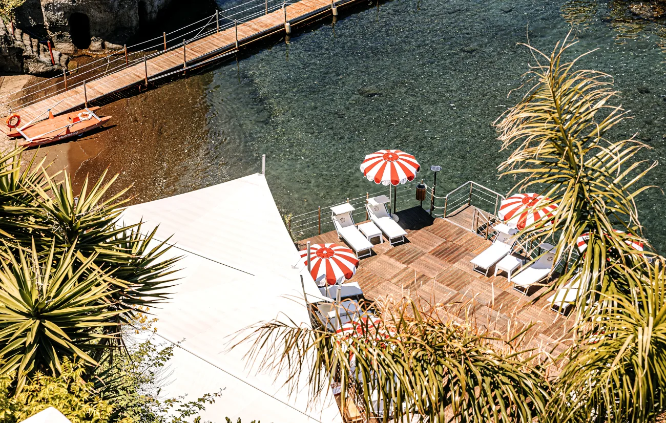 La Madonnina Hotel and Sea overlooking the coastline of Casamicciola Terme in Ischia