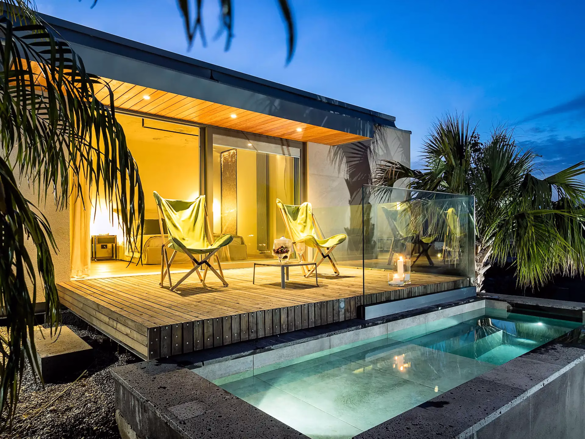 Romantic Lodge with plunge pool at Donna Carmela Resort