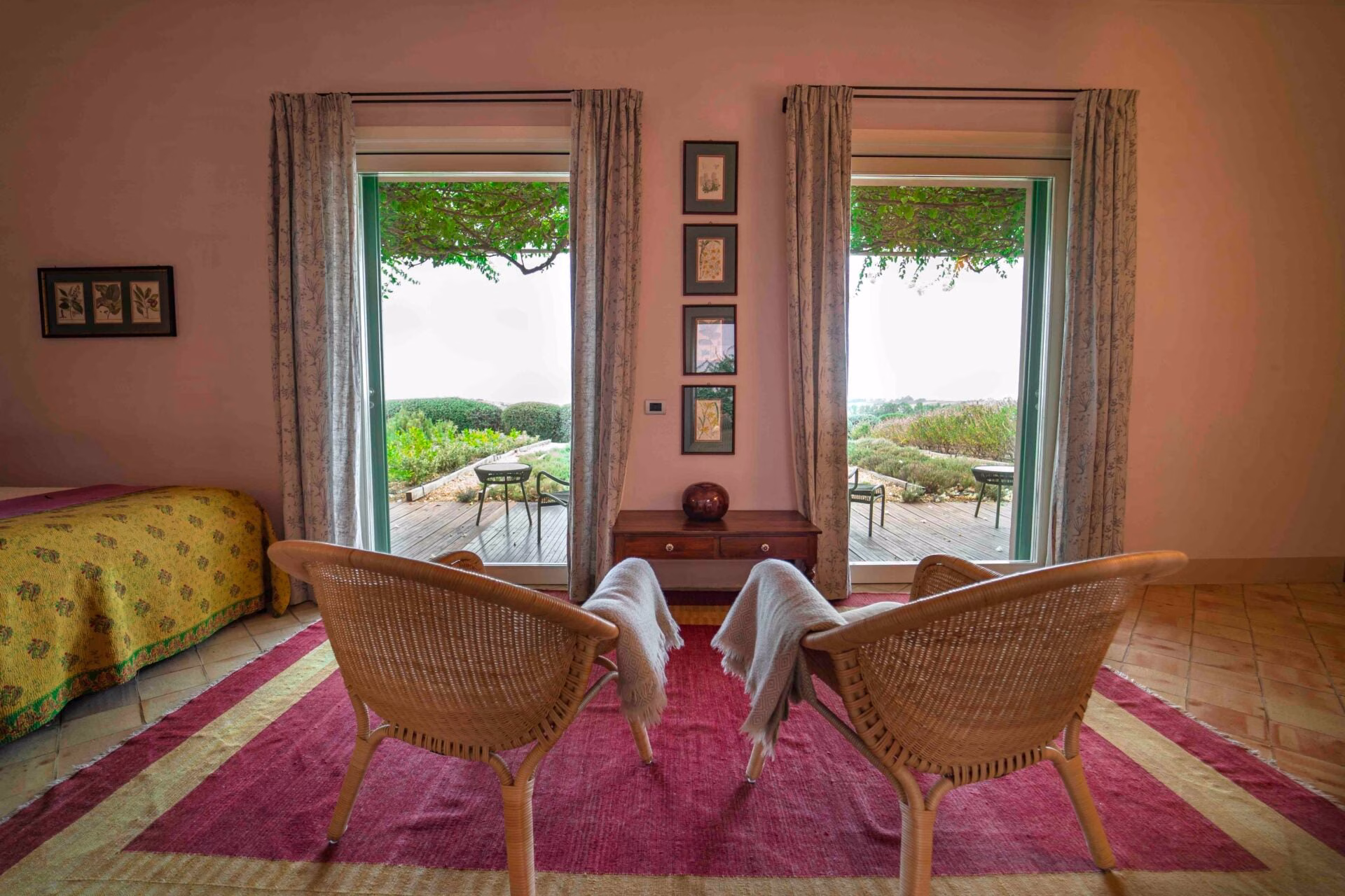 Junior Suite at Planeta Foresteria with terrace and soft contemporary interiors