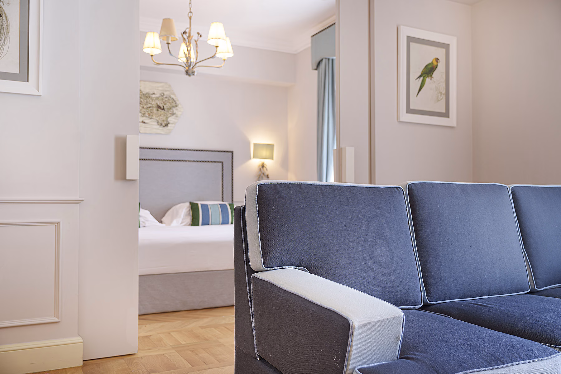 Separate sitting area in a suite at Palazzo Manzi Terme and Spa
