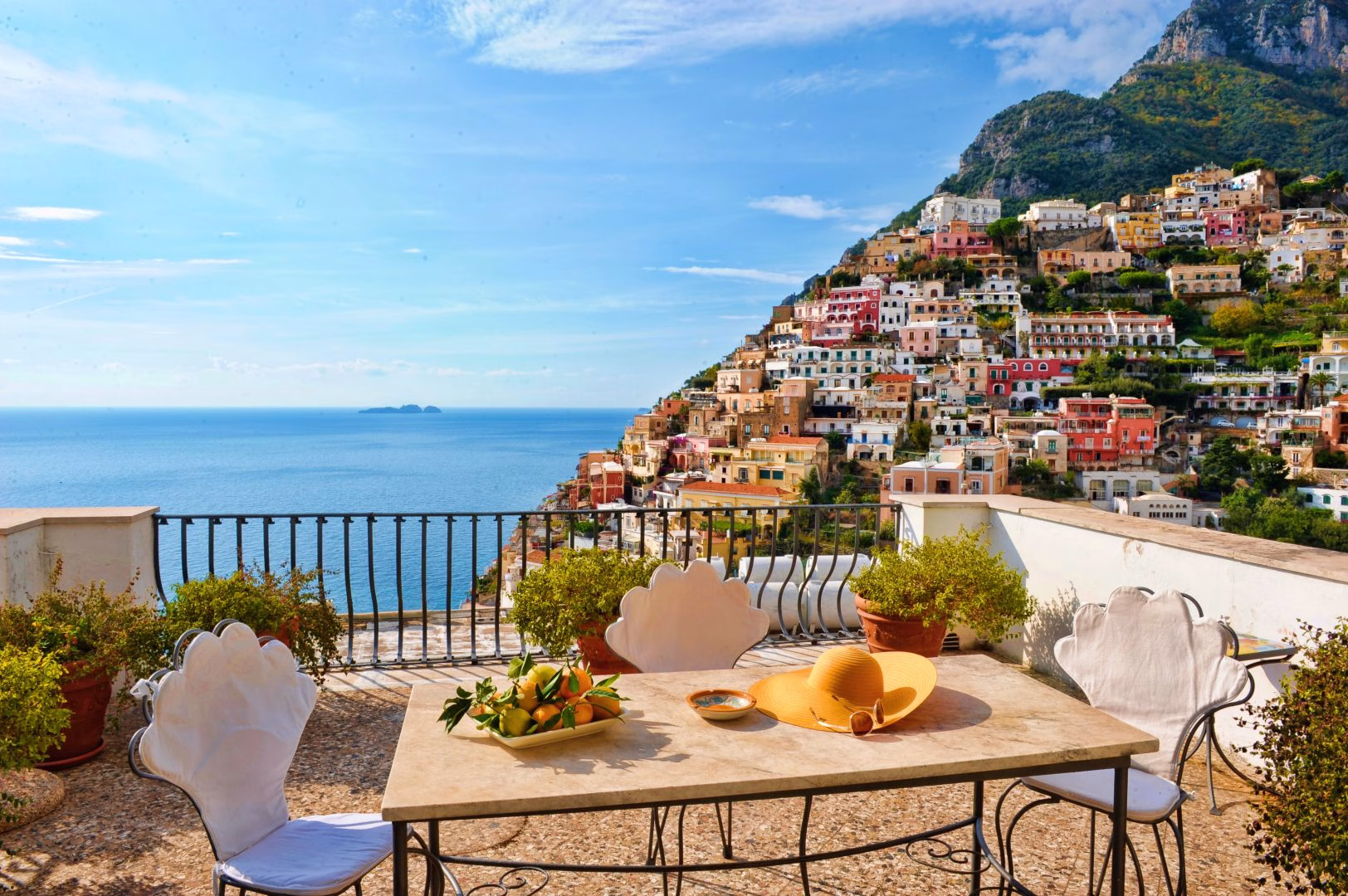 Sea-view Superior Room and private terrace at Villa Rosa Positano