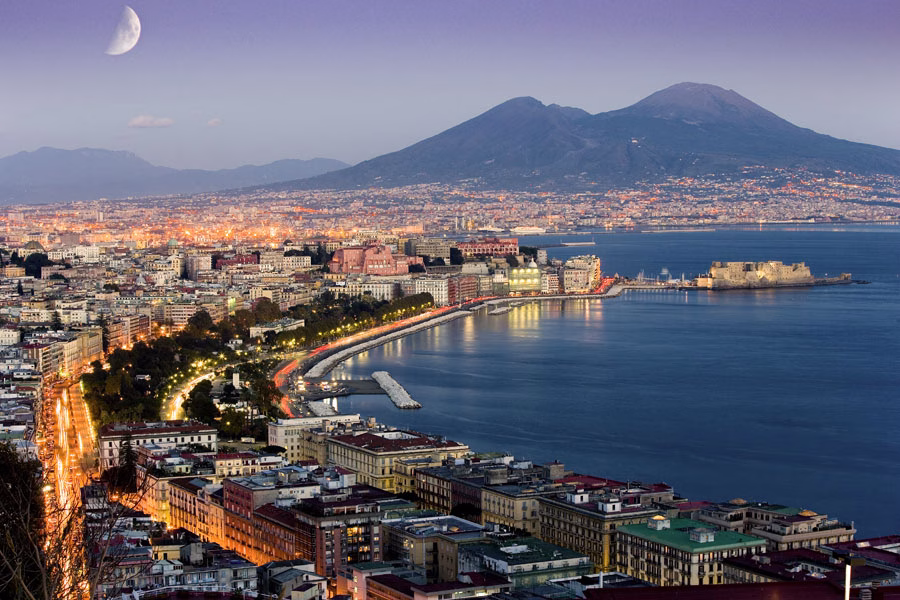 Naples, the Bay and Mount Vesuvius seen from Posillipo